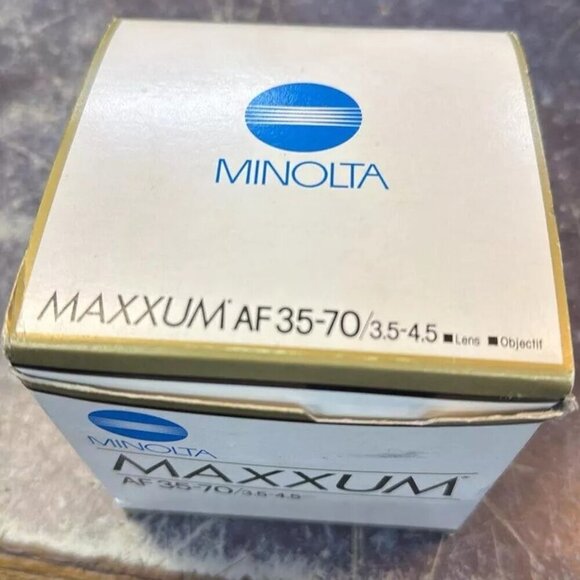 Minolta MAXXUM AF ZOOM LENS 35-70mm f/3.5-4.5 LENS new in box - Picture 4 of 4